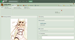 Desktop Screenshot of mello-sama.deviantart.com