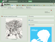 Tablet Screenshot of nao-hikari.deviantart.com