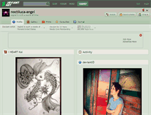 Tablet Screenshot of noctiluca-angel.deviantart.com