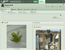 Tablet Screenshot of moose-stock.deviantart.com