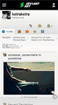 Mobile Screenshot of kelrakelra.deviantart.com