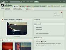 Tablet Screenshot of kelrakelra.deviantart.com