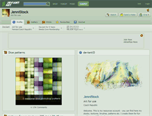 Tablet Screenshot of jennistock.deviantart.com