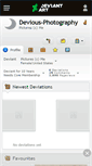 Mobile Screenshot of devious-photography.deviantart.com