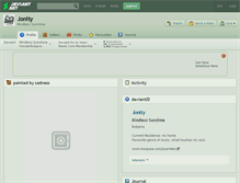 Tablet Screenshot of jonity.deviantart.com