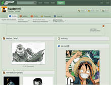 Tablet Screenshot of ivanteowei.deviantart.com