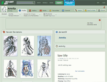 Tablet Screenshot of amnita.deviantart.com
