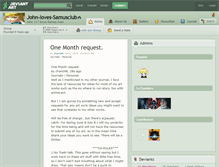 Tablet Screenshot of john-loves-samusclub.deviantart.com