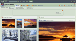 Desktop Screenshot of closer-to-heaven.deviantart.com