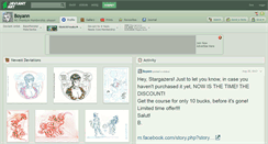 Desktop Screenshot of boyann.deviantart.com