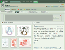 Tablet Screenshot of boyann.deviantart.com