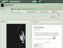 Tablet Screenshot of buttercake19.deviantart.com