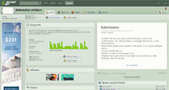 Desktop Screenshot of abstraction-artists.deviantart.com