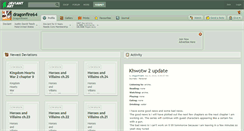 Desktop Screenshot of dragonfire64.deviantart.com