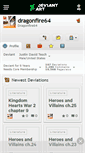 Mobile Screenshot of dragonfire64.deviantart.com