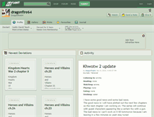 Tablet Screenshot of dragonfire64.deviantart.com
