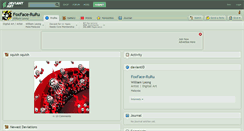 Desktop Screenshot of foxface-ruru.deviantart.com