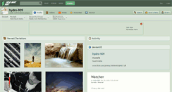 Desktop Screenshot of hydro-909.deviantart.com