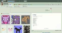Desktop Screenshot of hollowpie.deviantart.com