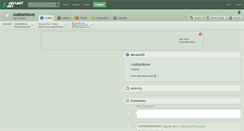 Desktop Screenshot of customlove.deviantart.com