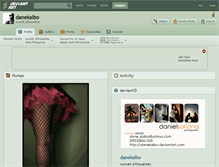 Tablet Screenshot of danekalbo.deviantart.com