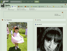 Tablet Screenshot of olguita.deviantart.com