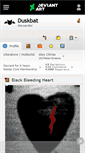 Mobile Screenshot of duskbat.deviantart.com