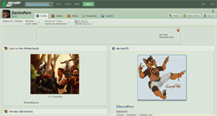 Desktop Screenshot of electroporn.deviantart.com