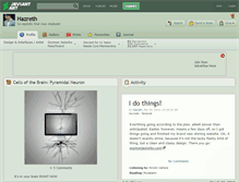 Tablet Screenshot of hazreth.deviantart.com