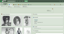 Desktop Screenshot of dragens.deviantart.com