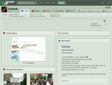 Tablet Screenshot of kasdude.deviantart.com