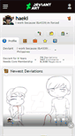 Mobile Screenshot of haeki.deviantart.com