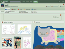 Tablet Screenshot of haeki.deviantart.com