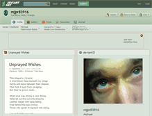 Tablet Screenshot of mjpr83916.deviantart.com
