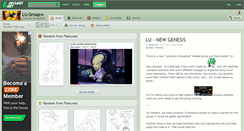 Desktop Screenshot of lu-group.deviantart.com