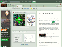 Tablet Screenshot of lu-group.deviantart.com