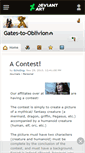 Mobile Screenshot of gates-to-oblivion.deviantart.com