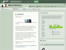 Tablet Screenshot of gates-to-oblivion.deviantart.com