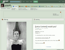 Tablet Screenshot of cyrano82.deviantart.com