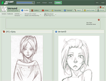Tablet Screenshot of baround.deviantart.com