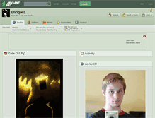 Tablet Screenshot of enriquez.deviantart.com