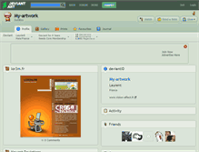 Tablet Screenshot of my-artwork.deviantart.com