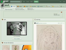 Tablet Screenshot of benjp.deviantart.com