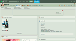 Desktop Screenshot of anjlen.deviantart.com