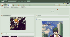 Desktop Screenshot of huos.deviantart.com