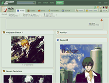 Tablet Screenshot of huos.deviantart.com