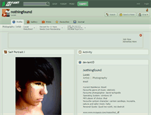 Tablet Screenshot of nothingfound.deviantart.com