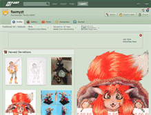 Tablet Screenshot of foxmyzt.deviantart.com