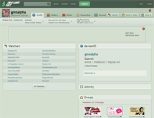 Tablet Screenshot of gmsalpha.deviantart.com