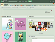 Tablet Screenshot of dzadze.deviantart.com